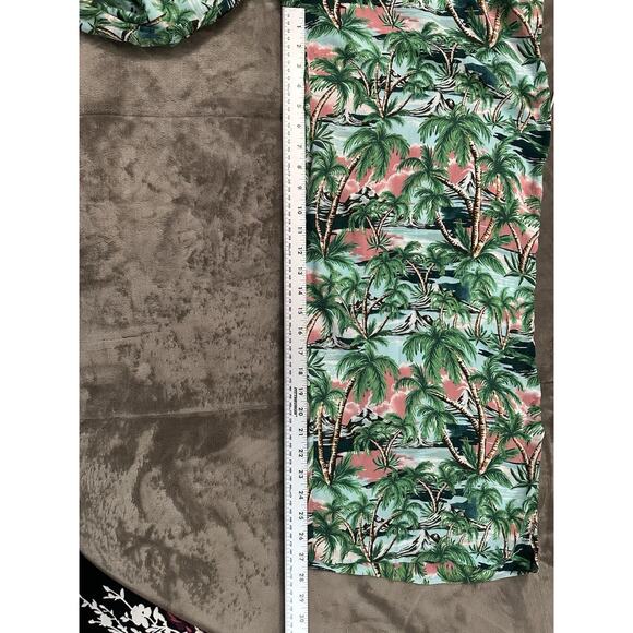 Monki Palm Tree's Hawaiian Wide Leg Women's Pants Viscose Size S - Picture 5 of 8